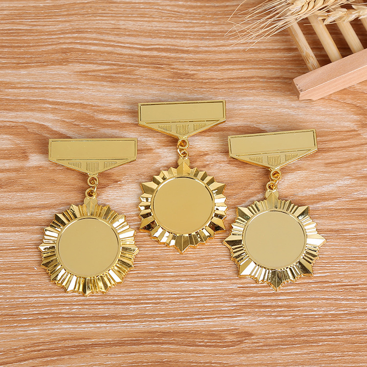 Newly designed enamel blank honor medals, ready-to-ship award plaques, event commemorative prizes, and wholesale badges