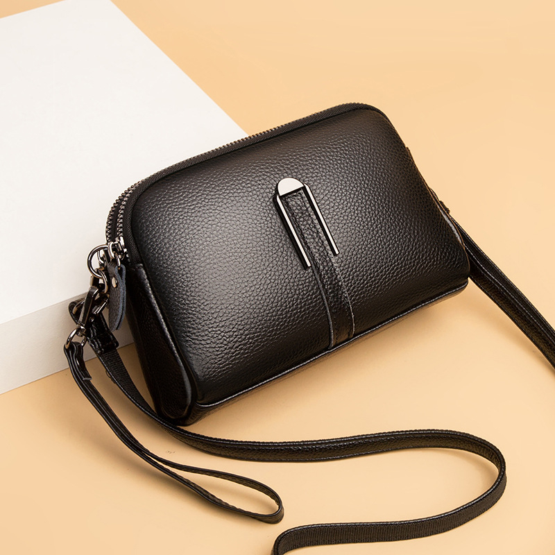Genuine leather women's single-shoulder bag 2026 new fashion versatile casual clutch wholesale first layer cowhide crossbody bag for women