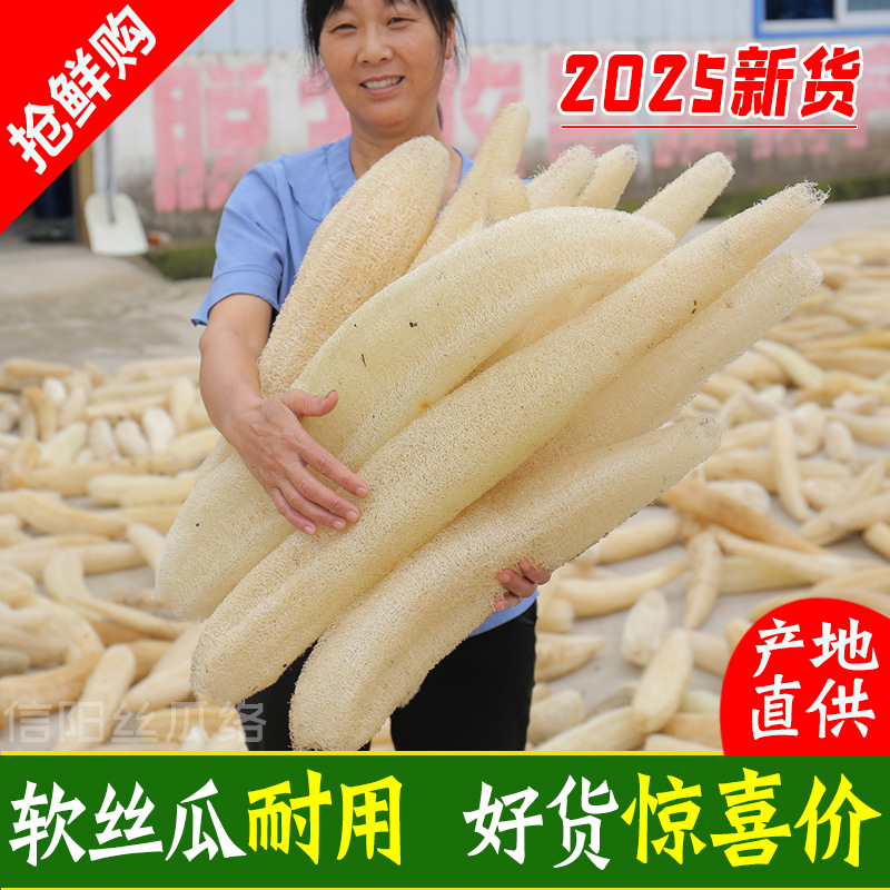 丝瓜络天然丝瓜瓤洗锅洗碗擦整根丝瓜烙抹布日用百货洗澡巾跨境