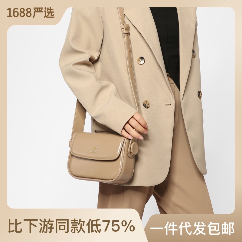包包女包高级感时尚斜跨单肩包小众设计女士百搭bags欧美风小包包