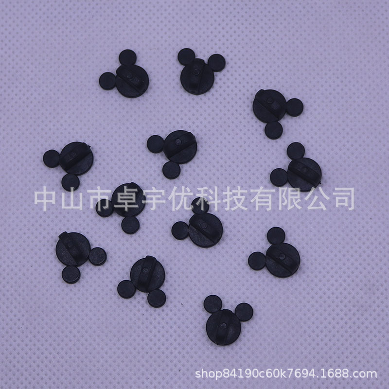 Plastic butterfly glue cap pin badge brooch back clip butterfly hat plastic butterfly hat black butterfly hat