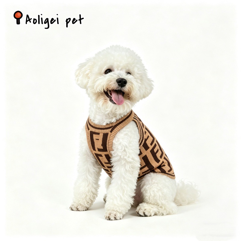 New dog clothes summer vest small dog Teddy Pomeranian Schnauzer short cat breathable thin sling