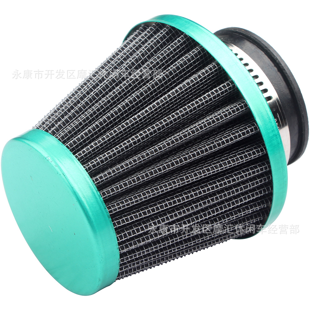 越野摩托ATV沙滩车38MM 110-140CC GY6 50CC空滤器空气过滤清器绿