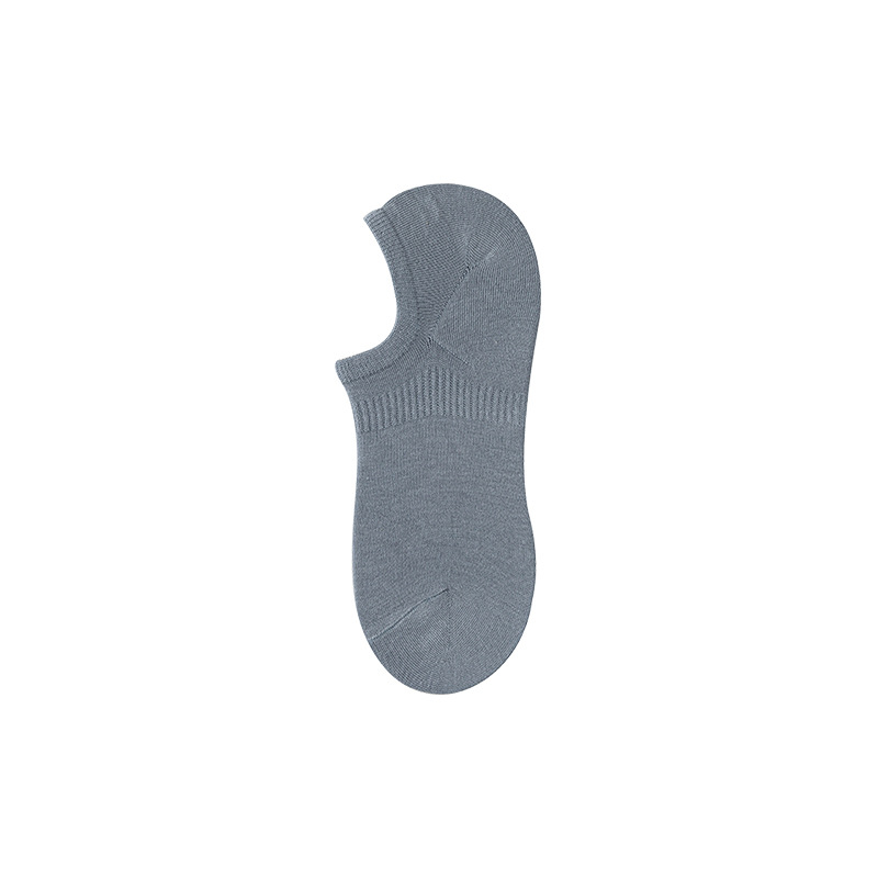 Xinjiang cotton socks for men, solid color casual short socks 10A, antibacterial, deodorant, sweat-absorbent, breathable, invisible men's cotton socks for spring and summer