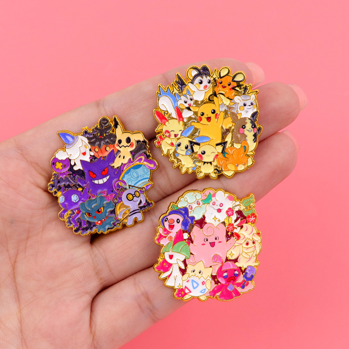 Pet Xiao Spirit Brooch Cartoon Metal Badge Creative Cartoon Accessory Medal Clothing Brooch Accessories
