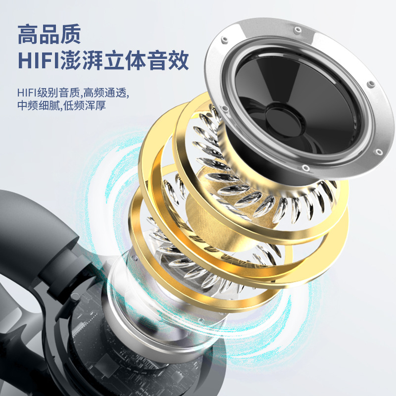 私模新款无线蓝牙耳机超长续航不入耳降噪游戏真运动跨境入耳式迷
