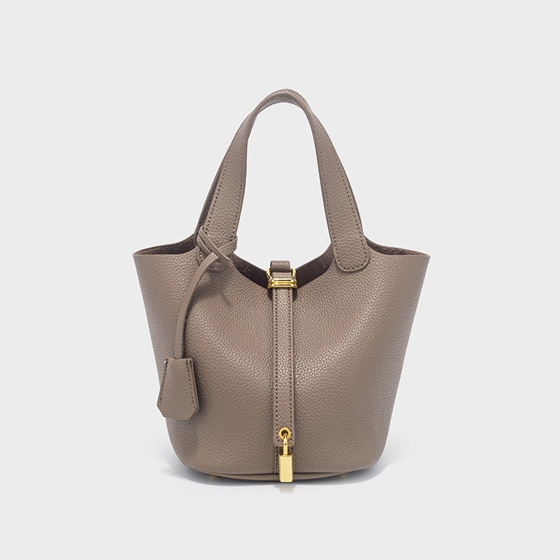 Cross-border hot-selling bucket bag, niche design, basket-style women's bag, high-end small handbag, fashionable commuting crossbody bag