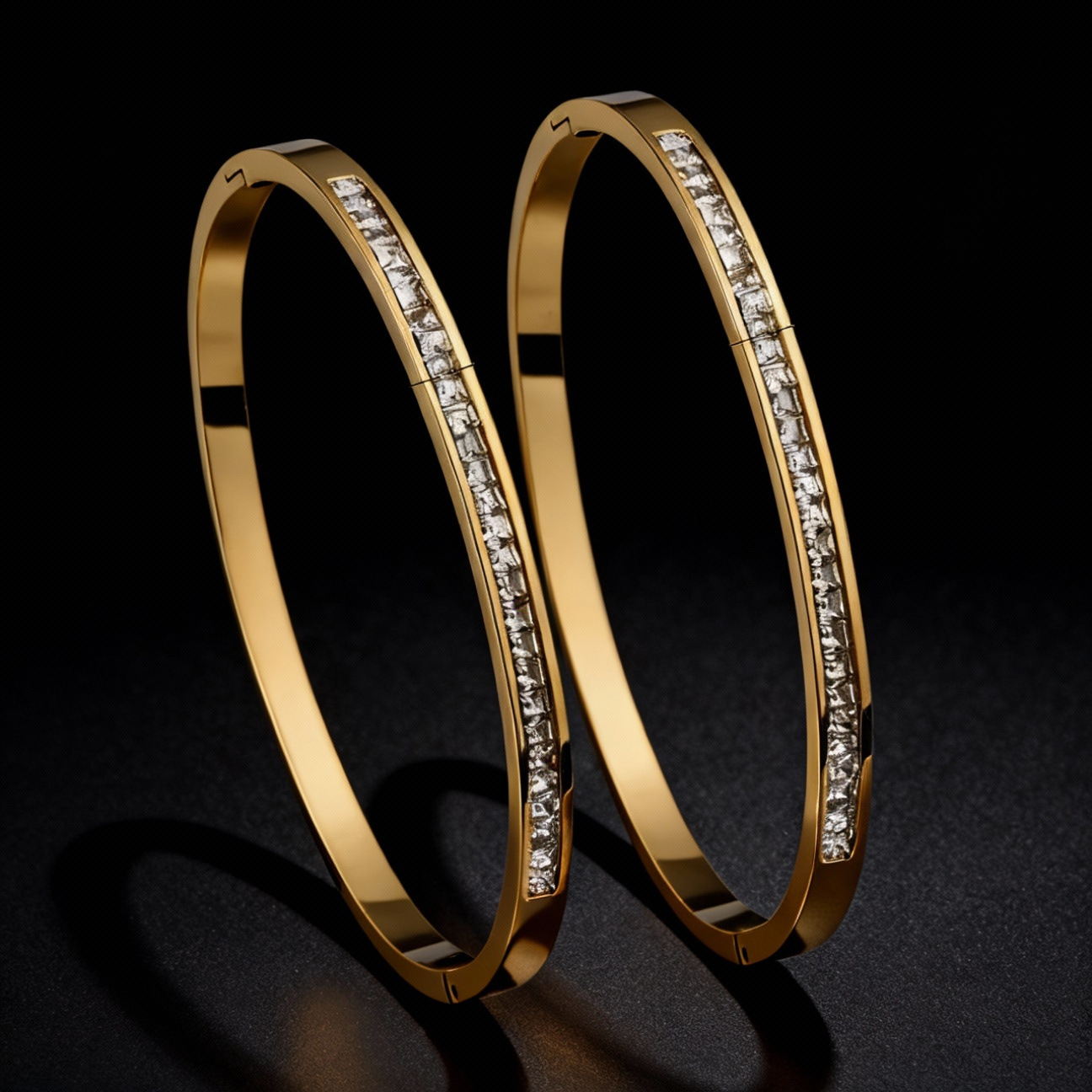 Wholesale Stainless Steel Bracelet for Women, Non-fading, Diamond-embedded, Unique Design, Versatile Titanium Steel Bracelet